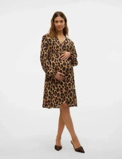 MLNALENE LS WO DRESS ABK - Midiklänningar