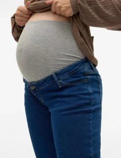 MLOLIVIA DB REGULAR ANKLE JEANS - Straight jeans