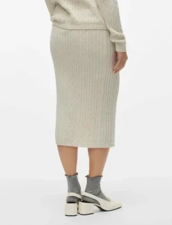 MLRAYA KNIT MIDI SKIRT HW - Midi kjolar