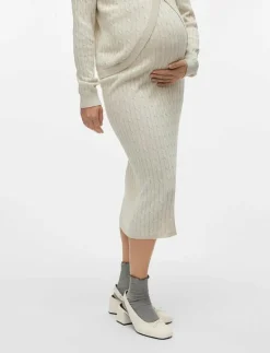 MLRAYA KNIT MIDI SKIRT HW - Midi kjolar