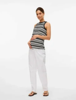 MLSARAFINA SL JRS TOP - Linnen