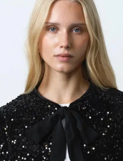 MONET SEQUIN TIE CARDIGAN - Korta kavajer