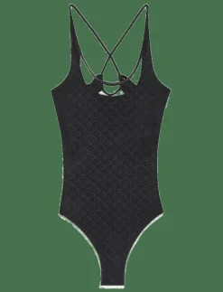 MONOGRAM MESH BODYSUIT - Bodies & slips