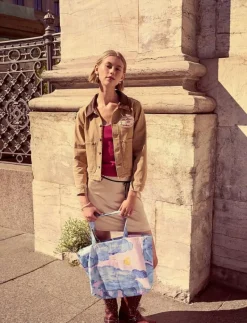 Moonshine Rose Big Canvas Totebag - Totes