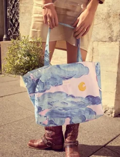 Moonshine Rose Big Canvas Totebag - Totes