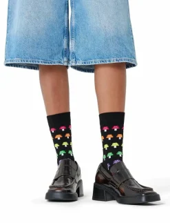 Mushroom Stripe Sock - Sockor