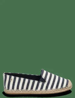 NAUTICAL STRIPE ESPADRILLE - Platta espadriller