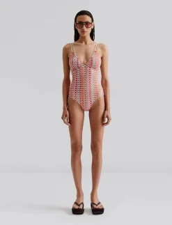 Nerea fine knitted swimsuit - Baddräkter