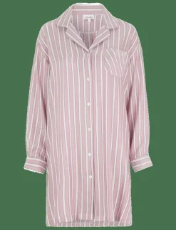 Nightdress long sl - Nattlinnen