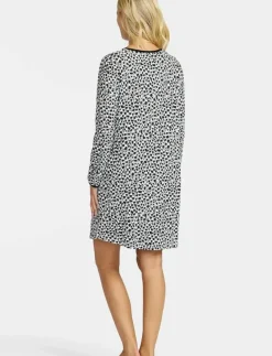 Nightdress long sl - Nattlinnen