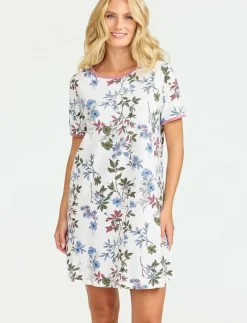 Nightdress short sl - Nattlinnen