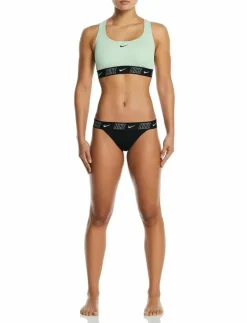 Nike Logo Tape Banded Bikini Bottom - Bikinis