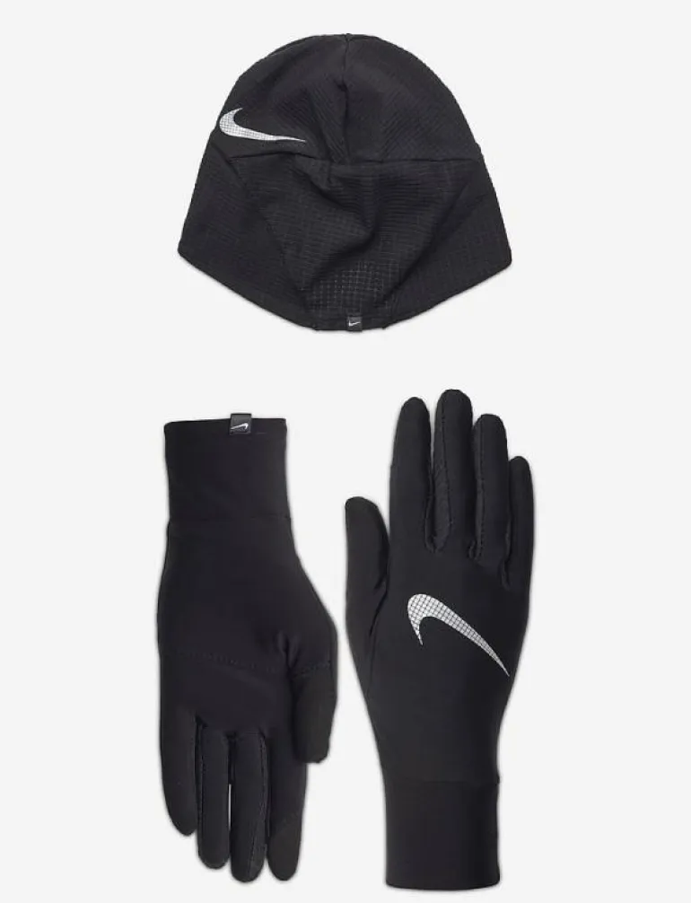 NIKE W ESSENTIAL HAT AND GLOVE SET - Mössor