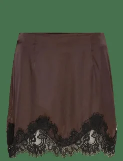 NMCELESTE MW SATIN SKIRT - Korta kjolar
