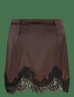 NMCELESTE MW SATIN SKIRT - Korta kjolar