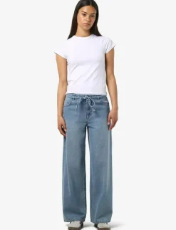 NMMAISY NW BELT LOOSE JEANS BS031LB - Vida byxor