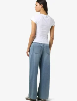 NMMAISY NW BELT LOOSE JEANS BS031LB - Vida byxor