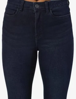 NMSALLIE HW FLARE JEAN VI241DB FWD NOOS - Utsvängda jeans
