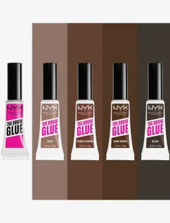 NYX Professional Makeup, The Brow Glue Instant Brow Styler, 01 Transparent, 5 g - Ögonbryn