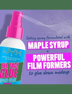 NYX Professional Makeup The Face Glue Setting Spray 60 ml - Ansikte
