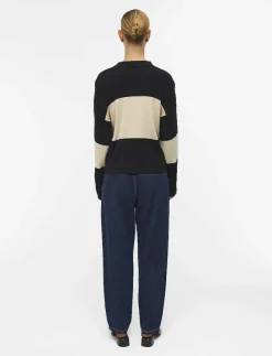 OBJBRIGHT L/S KNIT PULLOVER PB14 - Stickat