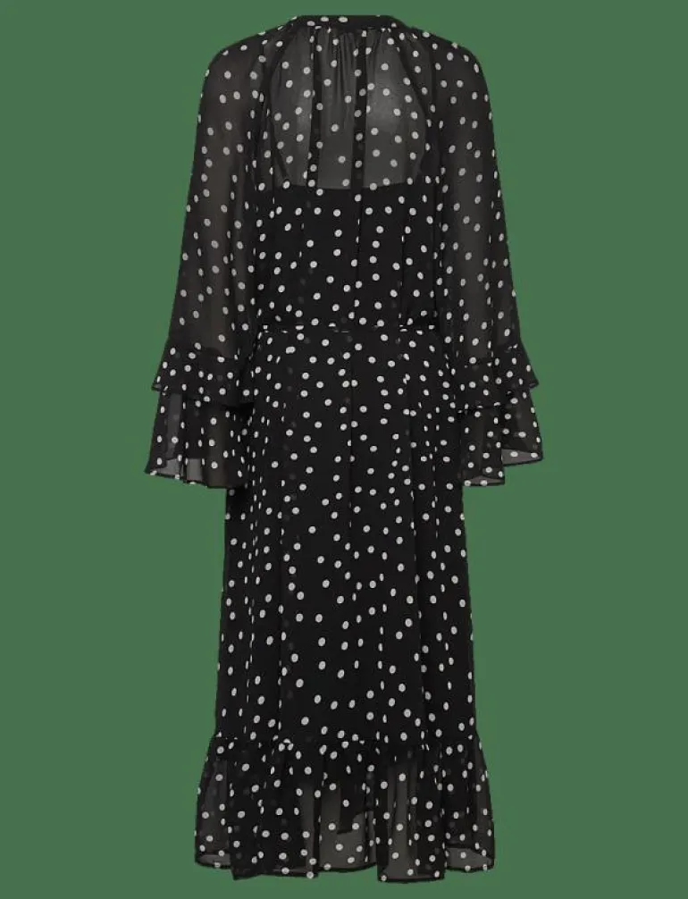 OBJGINA L/S RE LONG DRESS E WI 25 - Midiklänningar