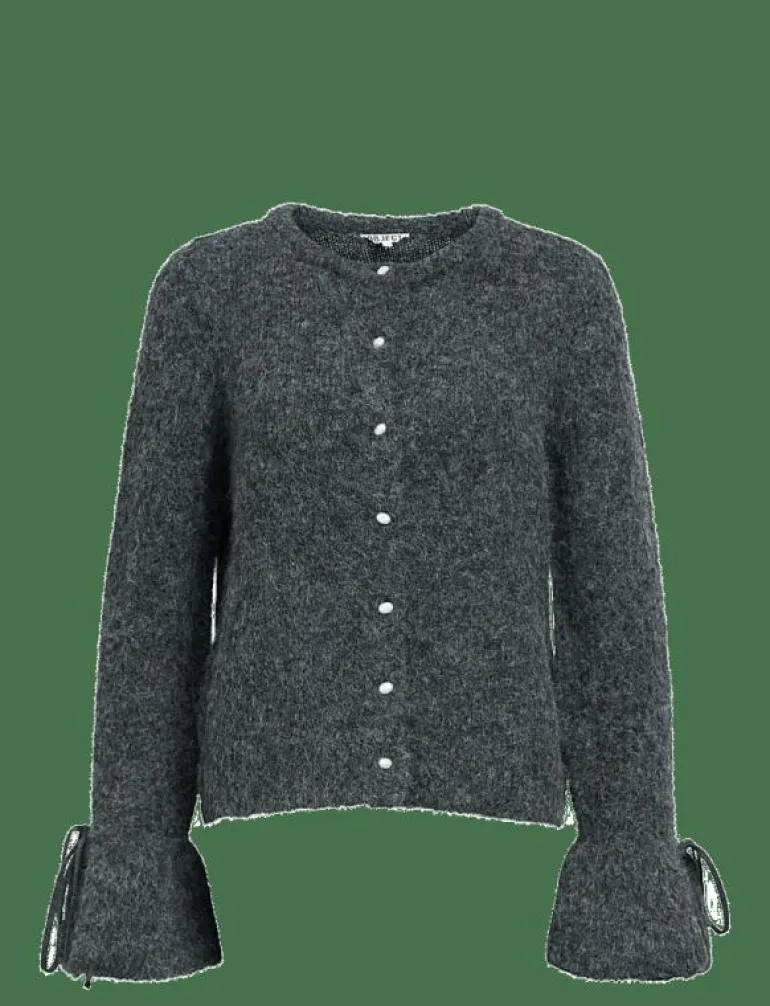 OBJSALIKA L/S RE KNIT CARDIGAN 142 - Koftor