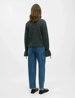 OBJSALIKA L/S RE KNIT CARDIGAN 142 - Koftor