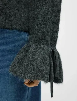 OBJSALIKA L/S RE KNIT CARDIGAN 142 - Koftor