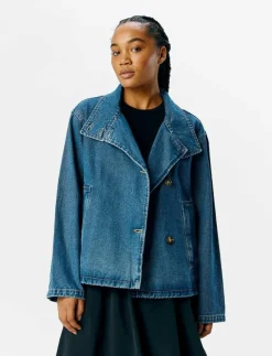 OBJTILLA GRO L/S LO DENIM JACKET NOOS - Jeansjackor