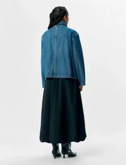 OBJTILLA GRO L/S LO DENIM JACKET NOOS - Jeansjackor