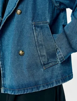 OBJTILLA GRO L/S LO DENIM JACKET NOOS - Jeansjackor