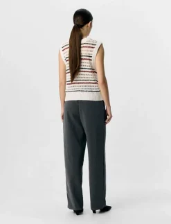 OBJZELIA S/L RE KNIT TOP 140 - Stickade västar