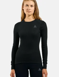 Odlo Active Warm Bl Top Crew Neck L/S - Underställströjor