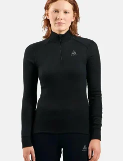 Odlo Bl Top Turtle Neck L/S Half Zip Active Warm - Underställströjor