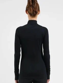 Odlo Merino 200 Bl Top Turtle Neck L/S Half Zip - Underställströjor
