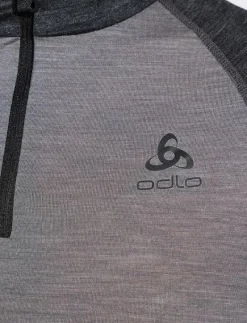 Odlo Natural Performance Pw 150 Bl Top Turtle Neck L/S Half Zip - Underställströjor
