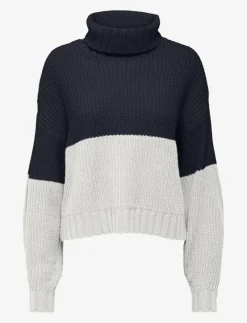 ONLBIBBA LS ROLLNECK CC KNT - Polotröjor