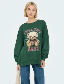 ONLBILA L/S BEAR O-NECK SWT - Sweatshirts