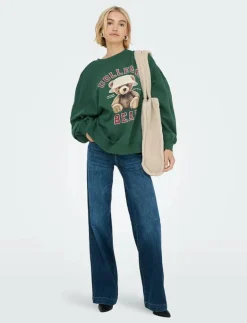 ONLBILA L/S BEAR O-NECK SWT - Sweatshirts