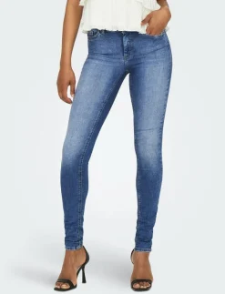 ONLBLUSH MID SKINNY DNM REA12187 NOOS - Skinny Jeans
