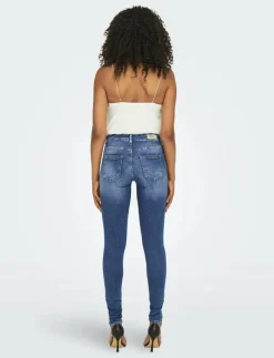 ONLBLUSH MID SKINNY DNM REA12187 NOOS - Skinny Jeans