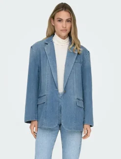 ONLCORY LS DNM BLAZER GUA - Enkelknäppta kavajer