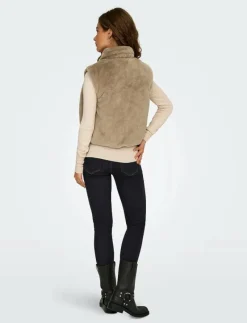ONLDANA FAUX FUR REV.WAISTCOAT OTW CC - Vadderade västar
