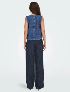 ONLDORSI S/L TOP DNM SIK - Jeansvästar