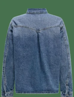 ONLELLA L/S POCKET SHIRT TAI519 DNM NOOS - Jeansskjortor