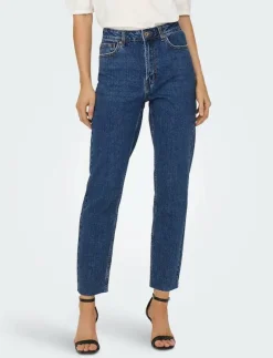 ONLEMILY HW ST RW CR AN MAE05 NOOS - Straight jeans