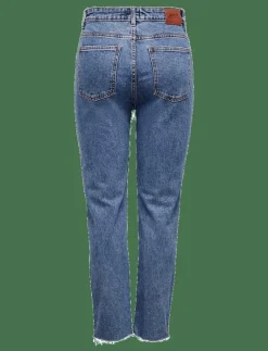 ONLEMILY HW ST RW CR AN MAE05 NOOS - Straight jeans