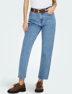ONLEMILY HW ST RW CR AN MAE06 NOOS - Straight jeans