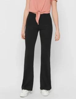 ONLFEVER STRETCH FLAIRED PANTS JRS NOOS - Utsvängda byxor